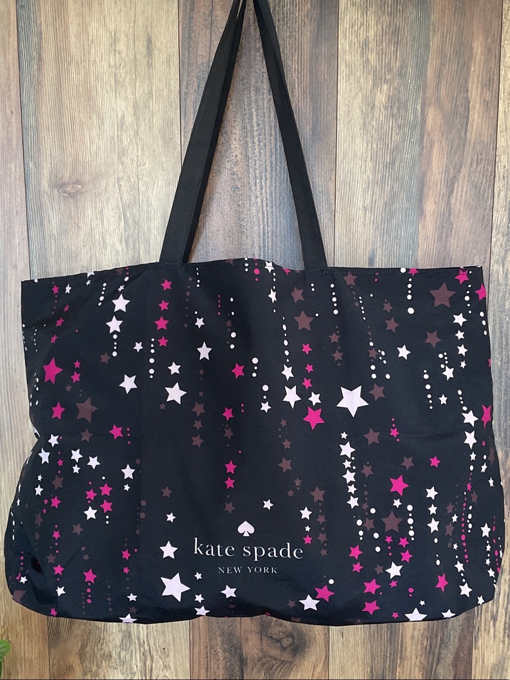 kate spade Star-Print Extra Large Tote Shoulder Carry Bag 425B
